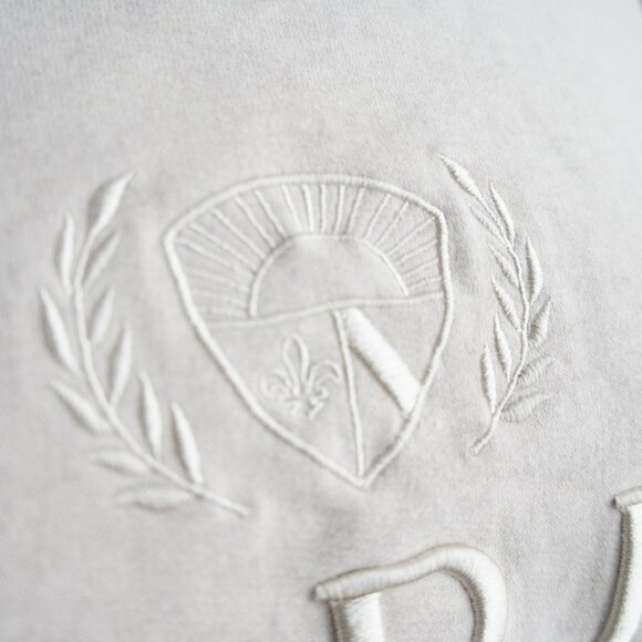 Abercrombie & Fitch Soft AF Embroidered Beige Oatmeal Paris Sweatshirt Size M - Picture 11 of 15